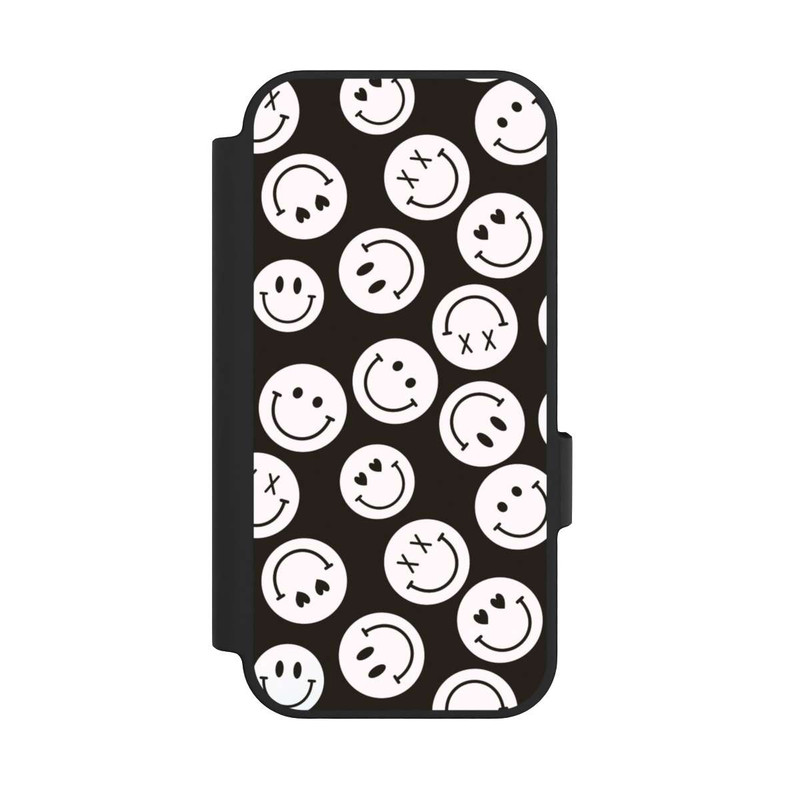 Pixel 10 NIVOflip Smiles Emotes Pattern Black And White