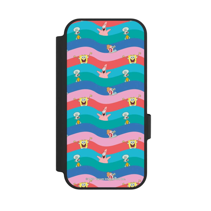 Pixel 10 NIVOflip Spongebob Freunde Bunte Wellen
