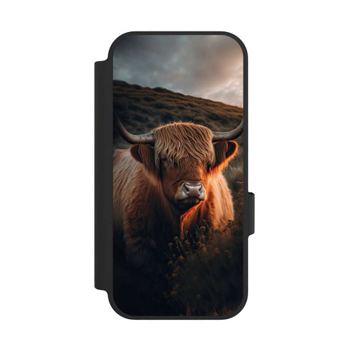 Google Pixel 10 NIVOflip Vache Highland avec de grandes cornes avec IA