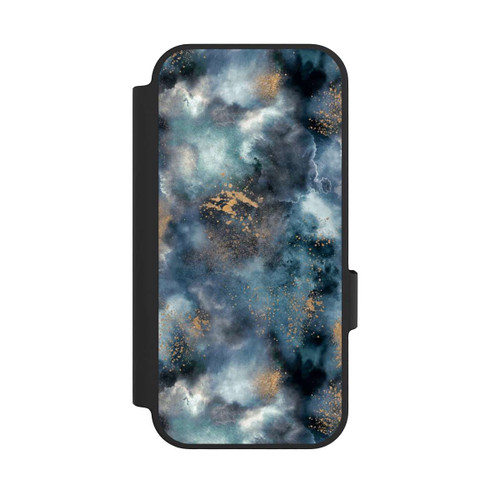Google Pixel 10 NIVOflip Smoky Marble Watercolor Navy
