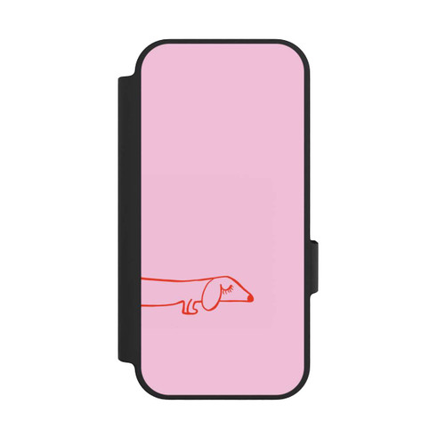 Google Pixel 10 NIVOflip Dachshund Illustration Pink