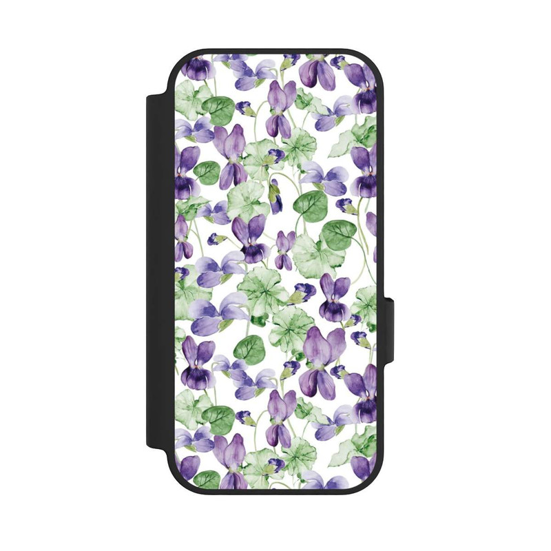 Pixel 10 NIVOflip Purple Wildflowers Pattern Watercolor