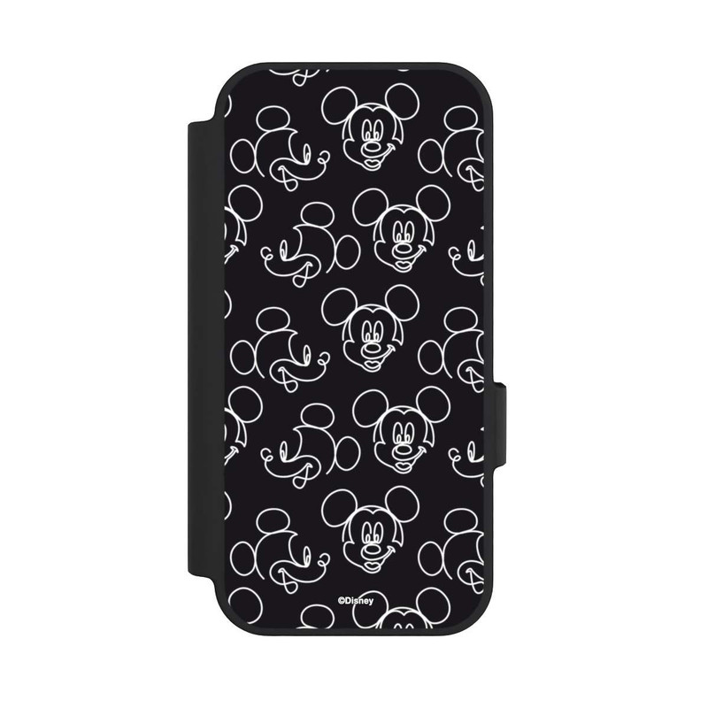 Pixel 10 NIVOflip Disney Mickey Faces Black Line Art Pattern