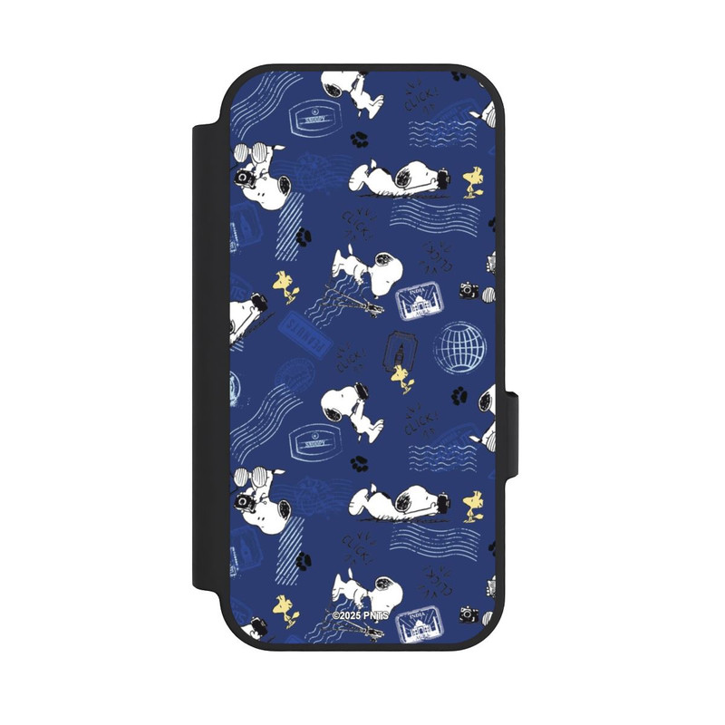 Pixel 10 NIVOflip Peanuts Travel Stamps Pattern Blue