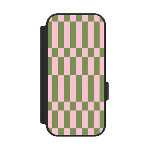 Google Pixel 10 NIVOflip Sage and Pink Checked Pattern Theme