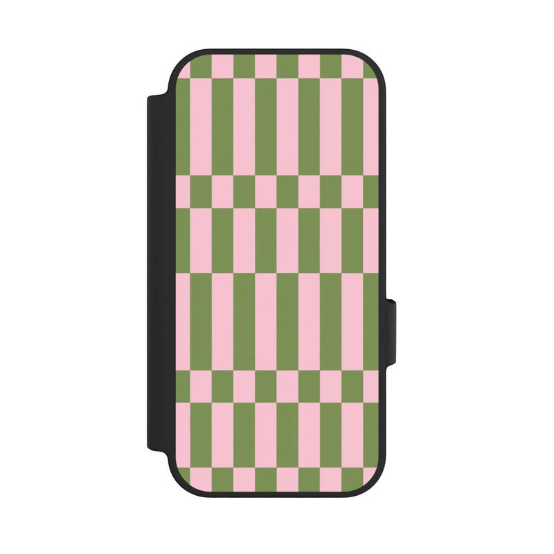 Pixel 10 NIVOflip Thème à Carreaux Sauge et Rose