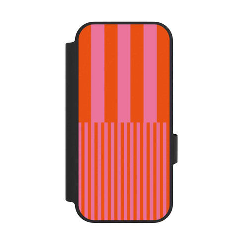Google Pixel 10 NIVOflip Striped Pattern Pink Red