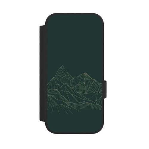Google Pixel 10 NIVOflip Berg Line Art Grün