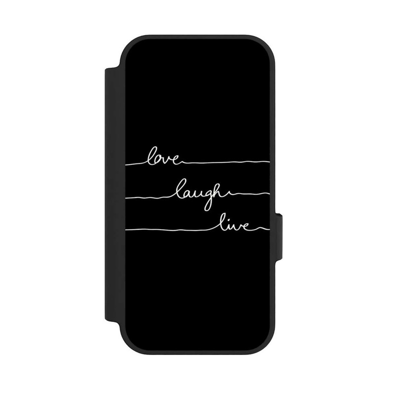Pixel 10 Pro NIVOflip Love Laugh Live weiß/schwarz
