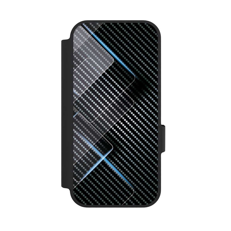 Pixel 10 Pro NIVOflip Blaue Linien auf Karbon