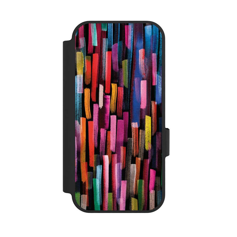 Pixel 10 Pro NIVOflip Bunte Pinselstriche schwarz