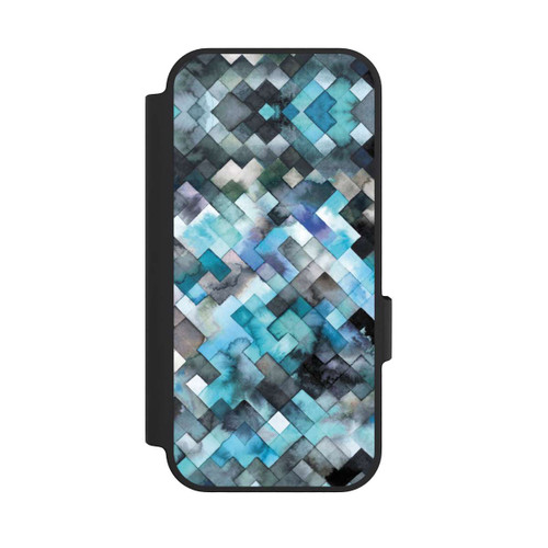 Google Pixel 10 Pro NIVOflip stimmungsvolles geometrisches Muster blau