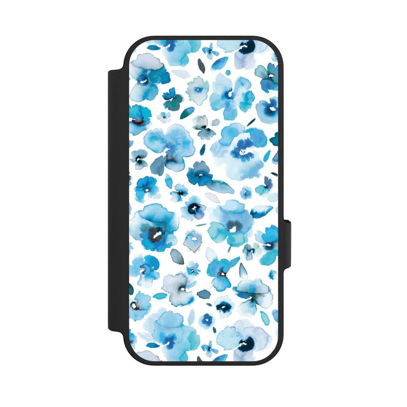 Pixel 10 Pro NIVOflip Fleurs tropicales bleues