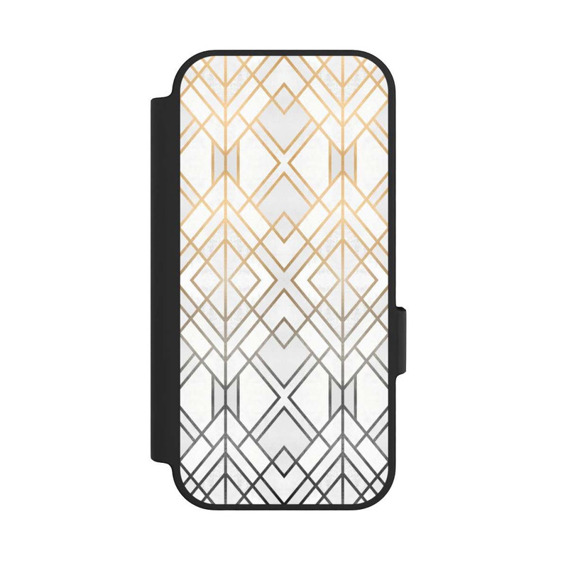 Pixel 10 Pro NIVOflip Gold und Grauer Geo Golddruck