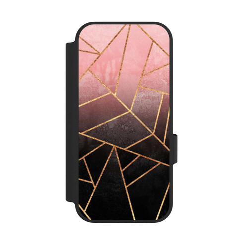 Google Pixel 10 Pro NIVOflip Pinker und Schwarzer Stein Gold Druck