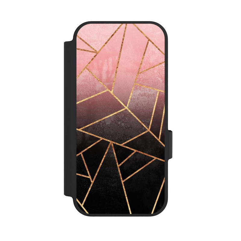 Pixel 10 Pro NIVOflip Pinker und Schwarzer Stein Gold Druck