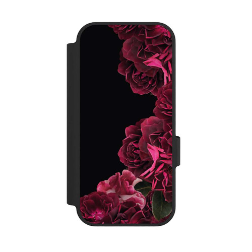 Google Pixel 10 Pro NIVOflip Vintage Rosen auf Schwarz