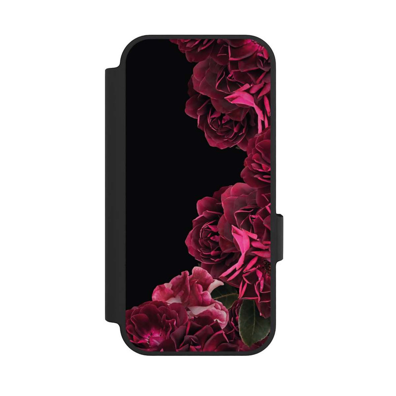 Pixel 10 Pro NIVOflip Vintage Rosen auf Schwarz