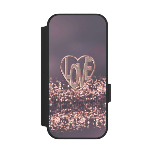 Google Pixel 10 Pro NIVOflip LOVE Glitzerrosa