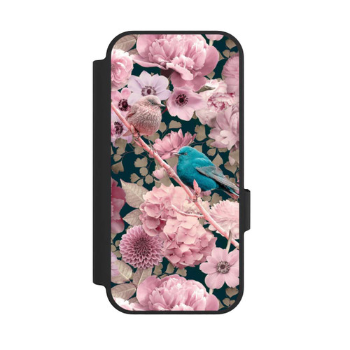 Google Pixel 10 Pro NIVOflip Spatzen im rosa Blumenmuster