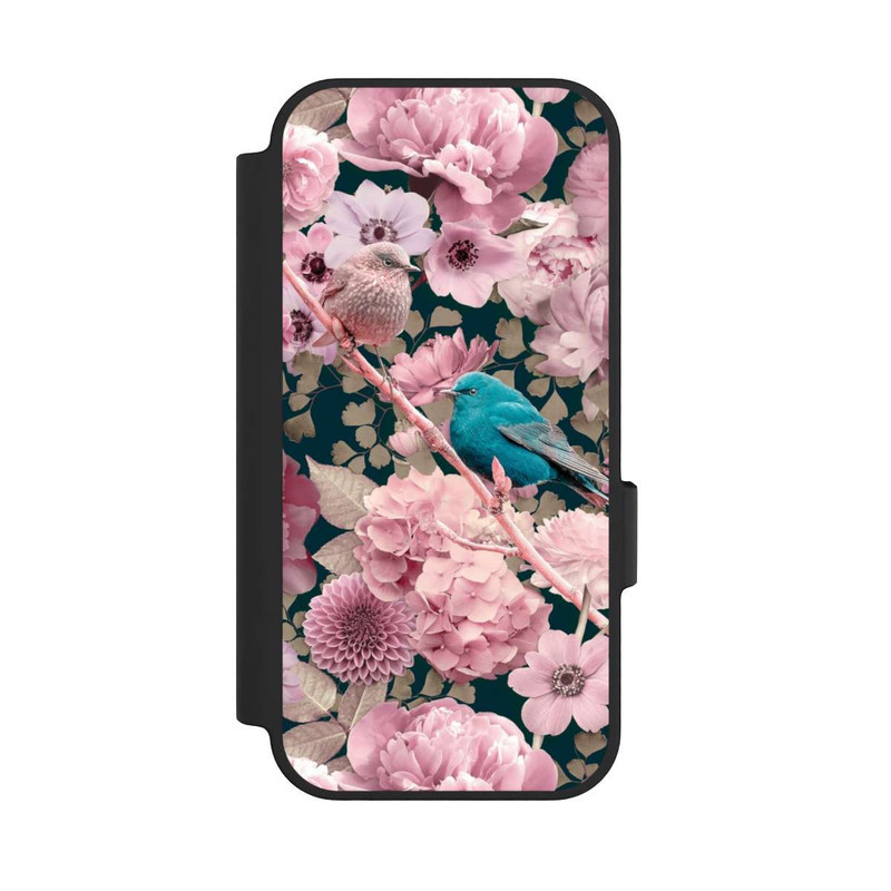Pixel 10 Pro NIVOflip Spatzen im rosa Blumenmuster