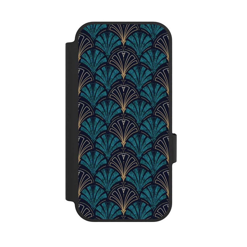 Pixel 10 Pro NIVOflip Art Deco Aquamarin Gold