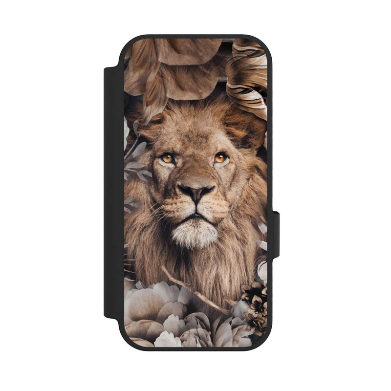 Pixel 10 Pro NIVOflip Löwe Blumenrahmen Beige