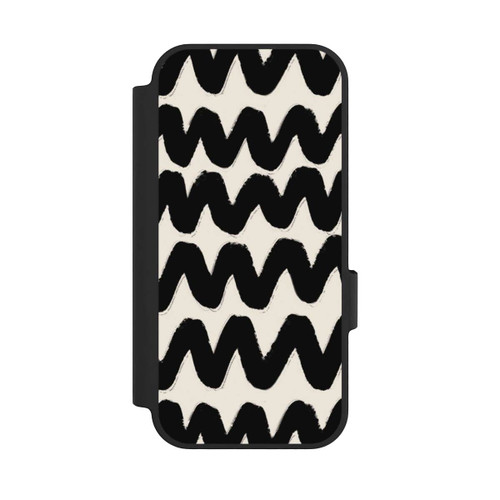 Google Pixel 10 Pro NIVOflip Vagues Noires Pattern