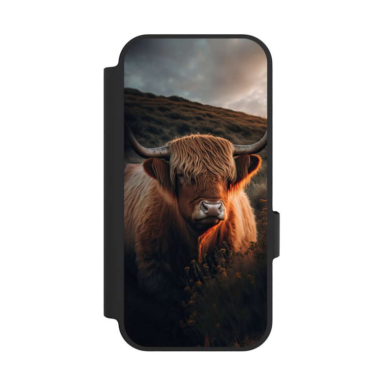 Pixel 10 Pro NIVOflip Vache Highland avec de grandes cornes avec IA