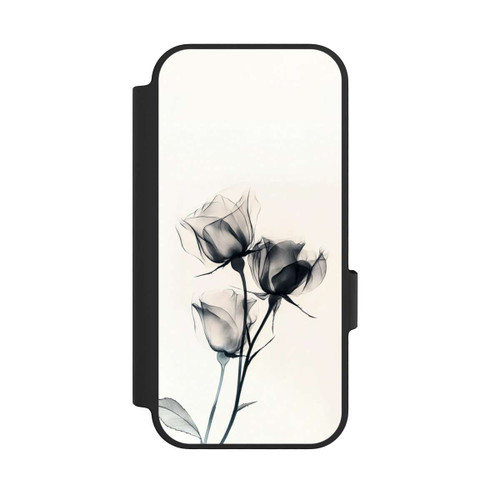 Google Pixel 10 Pro NIVOflip Schwarze Blume