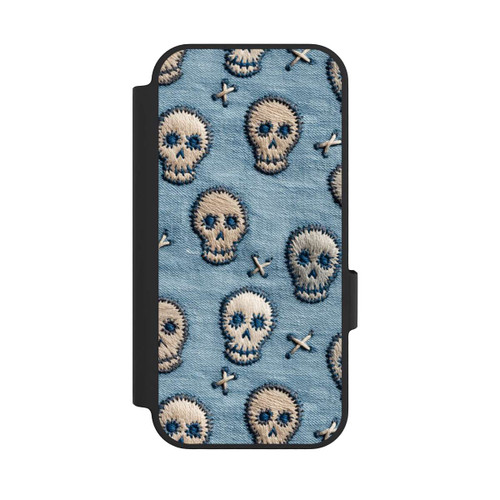 Google Pixel 10 Pro NIVOflip Skulls on Jeans Pattern