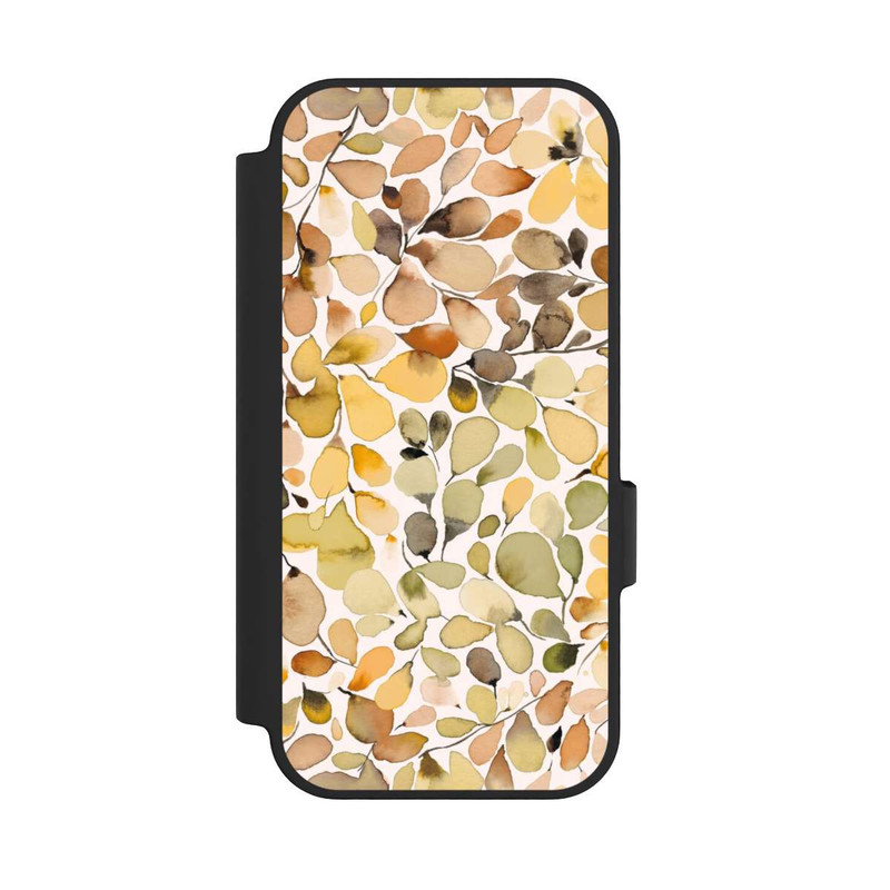 Pixel 10 Pro NIVOflip Eukalyptus Aquarellblätter Braun Herbst