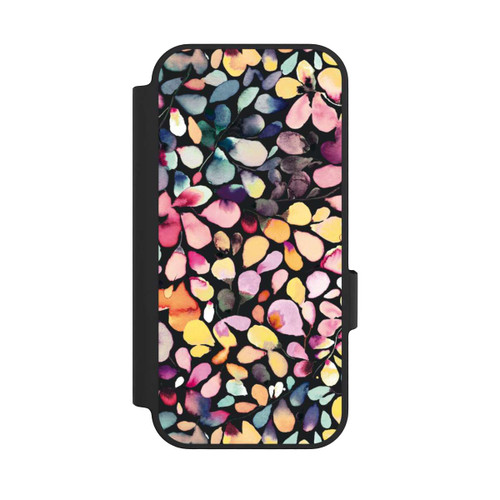 Google Pixel 10 Pro NIVOflip Eukalyptus Aquarellblätter Schwarz