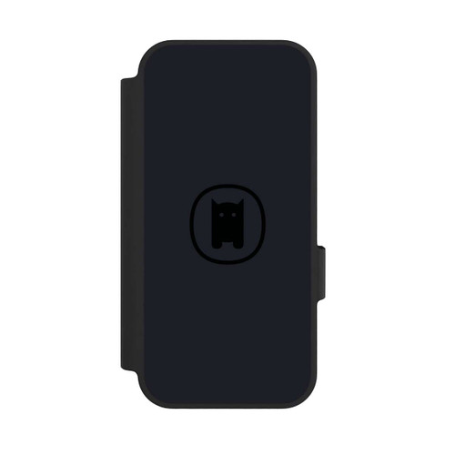 Google Pixel 10 Pro NIVOflip Nivocase Logo Gross Schwarz Grau 