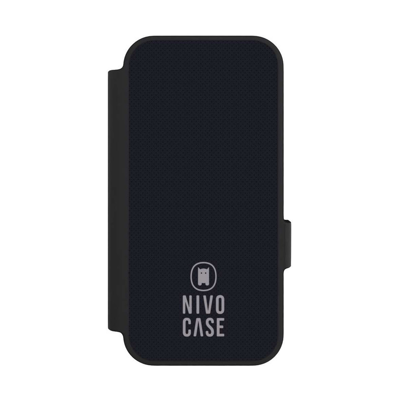 Pixel 10 Pro NIVOflip Nivocase Logo Schwarz Grau