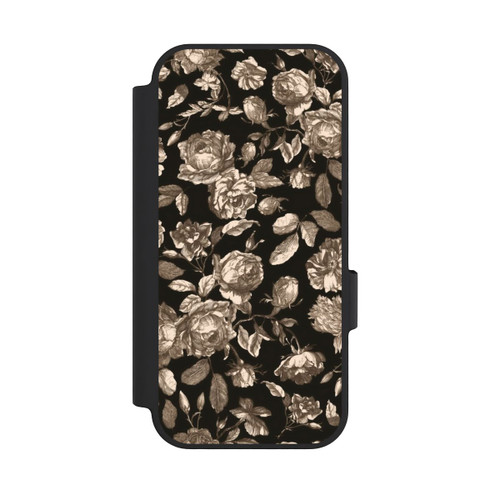 Google Pixel 10 Pro NIVOflip Leinwand dunkle Blumen