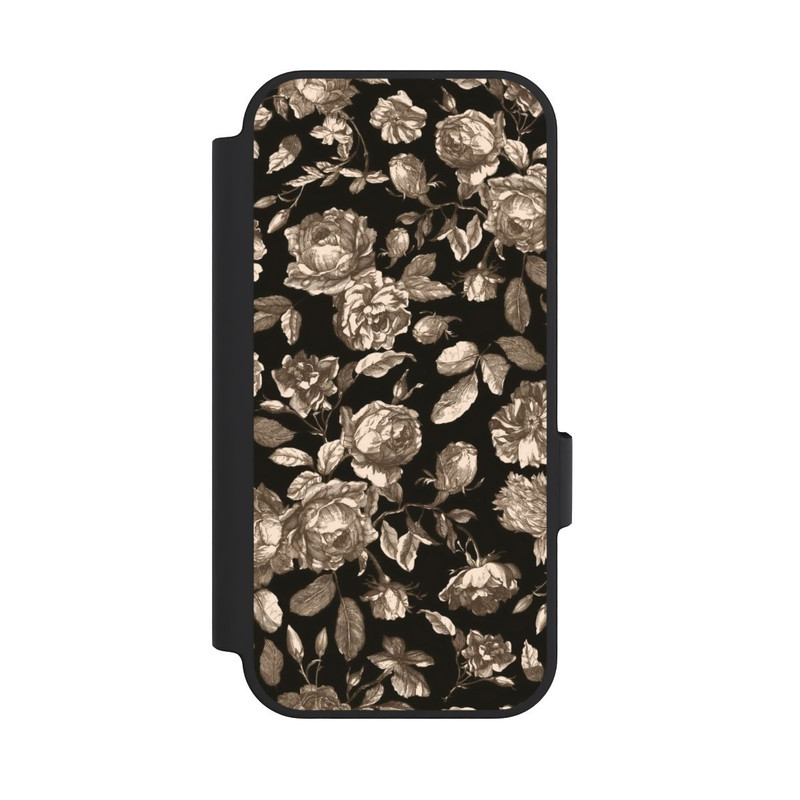 Pixel 10 Pro NIVOflip Leinwand dunkle Blumen