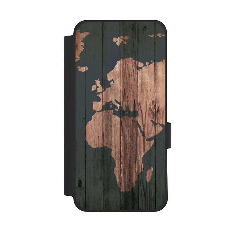 Pixel 10 Pro XL NIVOflip Wooden World Map