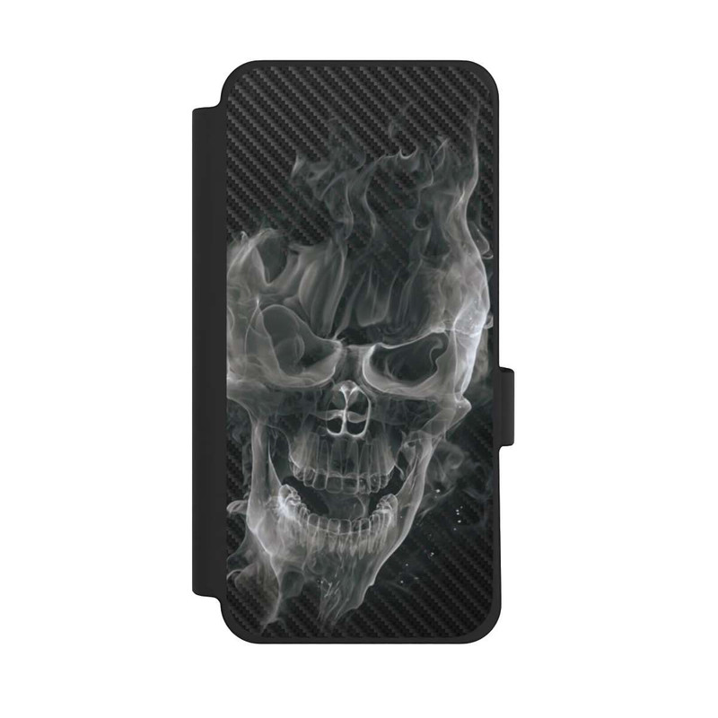 Pixel 10 Pro XL NIVOflip rauchender Totenkopf Carbon