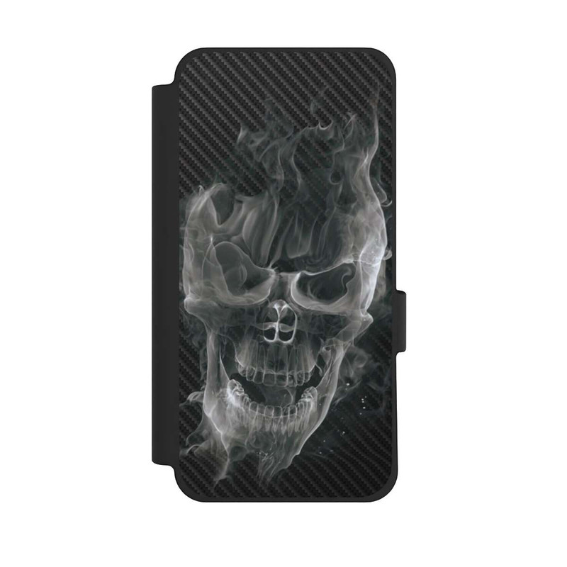 Pixel 10 Pro XL NIVOflip rauchender Totenkopf Carbon
