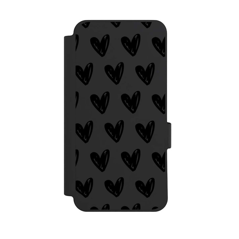 Pixel 10 Pro XL NIVOflip Black Hearts transparent