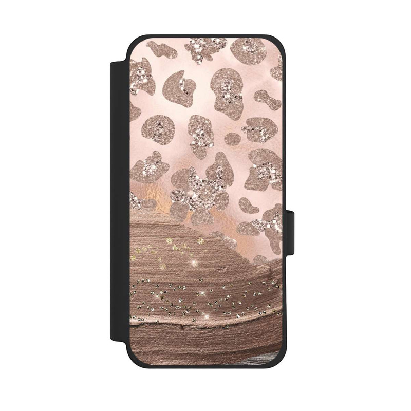 Pixel 10 Pro XL NIVOflip Léopard argenté pailleté