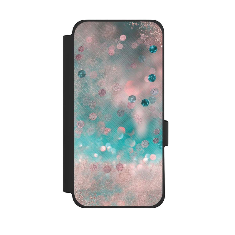 Pixel 10 Pro XL NIVOflip Turquoise Glamour Glitter Look