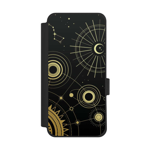 Google Pixel 10 Pro XL NIVOflip Schwarzer und goldener Look Abstrakt