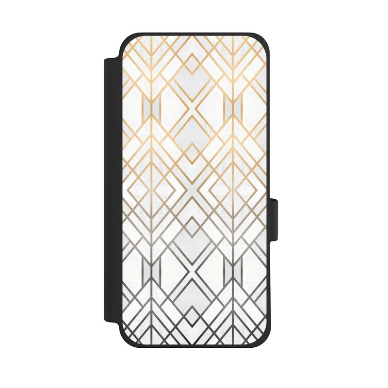 Pixel 10 Pro XL NIVOflip Gold und Grauer Geo Golddruck
