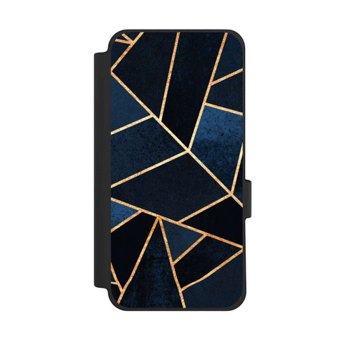 Google Pixel 10 Pro XL NIVOflip Imprimé Pierre Or Marine