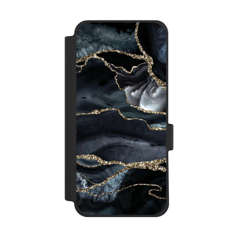 Google Pixel 10 Pro XL NIVOflip Dark Marble Gold Glitter Look