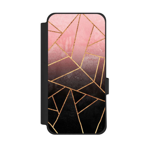 Google Pixel 10 Pro XL NIVOflip Imprimé Pierre Or Rose Et Noir