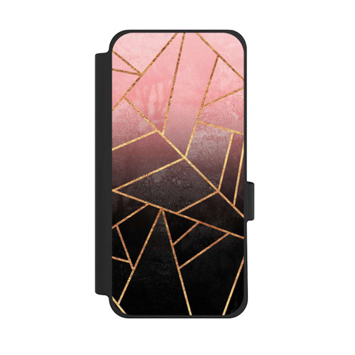 Google Pixel 10 Pro XL NIVOflip Pinker und Schwarzer Stein Gold Druck