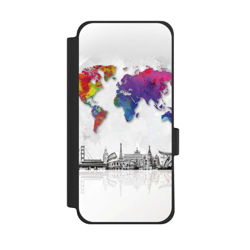 Google Pixel 10 Pro XL NIVOflip Weltkarte mit Skyline